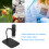 Microscopio inalámbrico 50-1000x, 2 MP, 800 mAh, negro 4