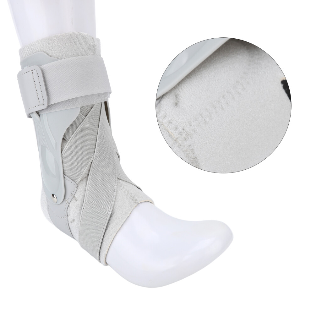 Ankle Brace Gray Pain Relief High Stability Skin Friendly Promote Recovery Ankle Support for Sprained Tendinitis Ankle M (EU 35 to 39)