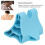 Blaues Modell Handmassagehammer 10x10x8cm 7