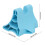 Blaues Modell Handmassagehammer 10x10x8cm 4