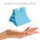 Blaues Modell Handmassagehammer 10x10x8cm 5