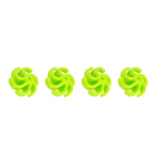 4Pcs Archery Bow String Stabilizer Rubber Recurve Compound Bow Bowstring Silencer Shock Dampener Green