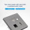 Wand-Wireless-WLAN-Router 300M AP mit USB-Ladestation, Grau 8