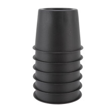 6 piezas de almohadillas antivibración negras, redondas, de 3 pulgadas, 5.1x3.9 pulgadas
