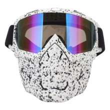 Totenkopf-Goggles-Maske 239 g PC-Schaumstoff Schwarz Einheitsgröße