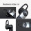 Kit de altavoz manos libres Bluetooth 5.0 para visera de sol 1200mAh 8