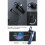 Kit de altavoz manos libres Bluetooth 5.0 para visera de sol 1200mAh 6