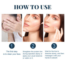 60 Pcs Collagen Silk Threads Moisturizing Silk Thread Lifting Thread Lifting for Skin Tightening Skin Care
