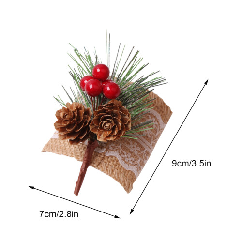 Tannenzapfen-Serviettenringe 60g 9x7cm Multicolor 1