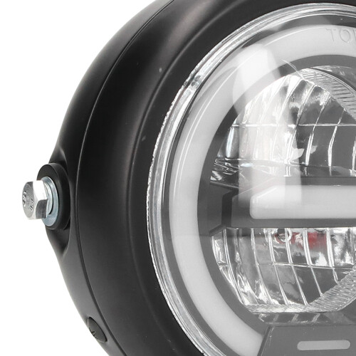 Faro LED redondo de 6.5 pulgadas 14.35W12V transparente 2