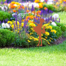 Eisen-Feen-Silhouette Gartenpfähle - Größe: wie abgebildet