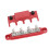 4-Stud PDB-Abdeckung 12-48V 250A 6.7x1.3x1.73in Rot 6