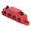 4-Stud PDB-Abdeckung 12-48V 250A 6.7x1.3x1.73in Rot 12