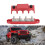 4-Stud PDB-Abdeckung 12-48V 250A 6.7x1.3x1.73in Rot 16