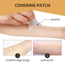 6 Stück Tattoo-Abdeckband 7x15 cm transparent wasserdicht
