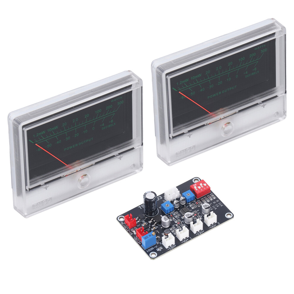 Vu Meter Driver Board High Precise Adjustment Power Amplifier Db Meter With Backlit For Diy 4621321264764
