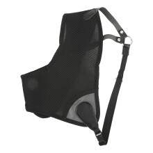 Protector torácico para arco de tela de malla, 82 g, talla única, negro