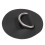 Einlagiges D-Ring-Patch - 15 g/0,5 oz, 6,5 cm, Schwarz 12
