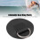 Einlagiges D-Ring-Patch - 15 g/0,5 oz, 6,5 cm, Schwarz 6