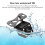 DVR para coche HDR con GPS, 3 lentes, 32G, 170 frontal 8