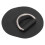 Einlagiges D-Ring-Patch - 15 g/0,5 oz, 6,5 cm, Schwarz 8