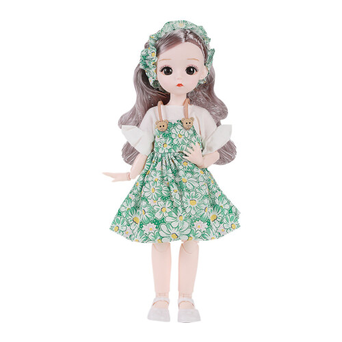Muñeca de moda articulada de 11,8 pulgadas - Estilo A, plástico 1