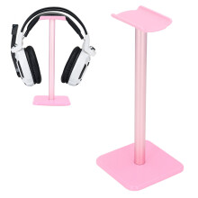 Soporte para auriculares de bandeja TPU rosa, 9.2 x 3.9 x 3.9 pulgadas