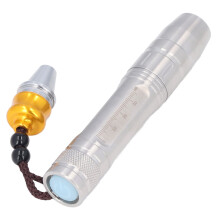 3LED ID Flash 130mm/5.12in 18650 Jade 3-colores