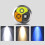 Identifikations-Taschenlampe 3LED 18650 130mm Jade 10