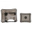 Wattepadspender ABS Transparent-Grau 122 g 8