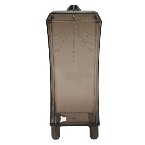 Wattepadspender ABS Transparent-Grau 122 g 2
