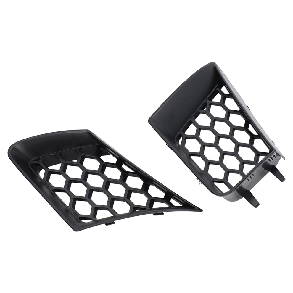 2Pcs Front Bumper Upper Grill Left Right Matte Replacement For Seat Ibiza Cordoba 6L 2002Â2009 Black 4901321267775