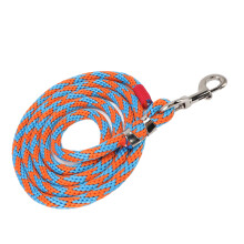 Verdicktes Nylon-Pferdehalfter 2,0 m Zugfestig Blau/Orange