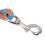 Verdicktes Nylon-Pferdehalfter 2,0 m Zugfestig Blau/Orange 5