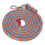 Verdicktes Nylon-Pferdehalfter 2,0 m Zugfestig Blau/Orange 4