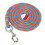 Verdicktes Nylon-Pferdehalfter 2,0 m Zugfestig Blau/Orange 3