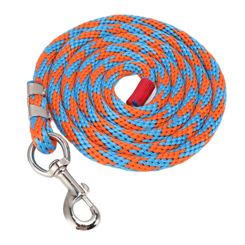 Verdicktes Nylon-Pferdehalfter 2,0 m Zugfestig Blau/Orange 2