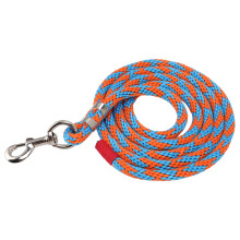 Nylon Horse Rope Multipurpose Thickened Livestock Lead Rope with Alloy Hook for Horse Livestock Pet 8.2ft Blue Orange