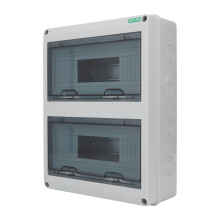 Circuit Breaker Box Transparent Cover Open Mounted Waterproof 24 Way Distribution Protection Box
