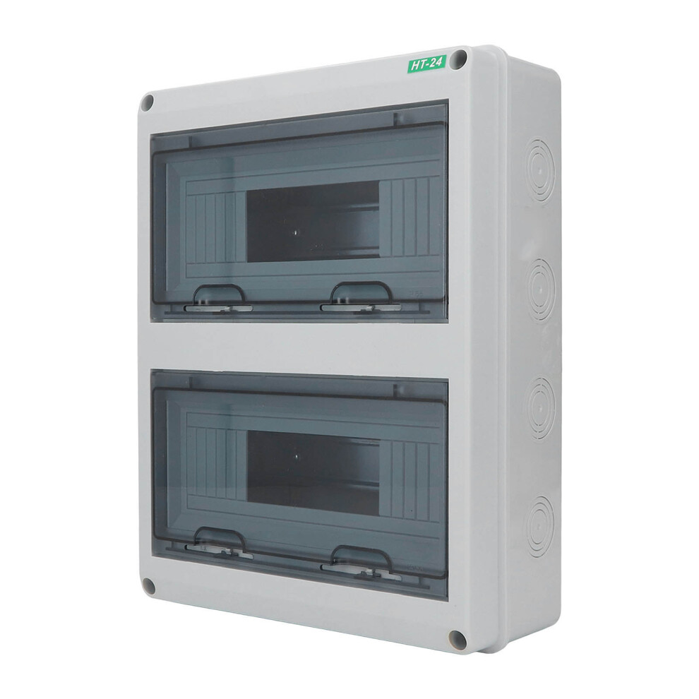Circuit Breaker Box Transparent Cover Open Mounted Waterproof 24 Way Distribution Protection Box 8201321273582