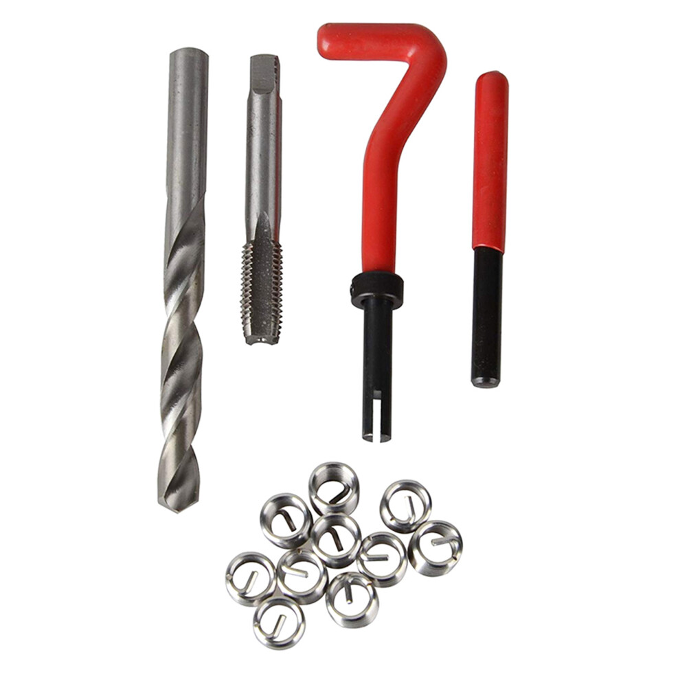 15Pcs Metric Thread Repair Insert Kit M5 M6 M8 M10 M14 Helicoil Car Pro Coil Tool * 1.25 9301321273908