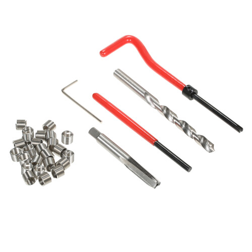 30 Stück metrisches Gewindereparatur-Set M5-M14 Silber 2