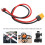 Cable RC de XT60 hembra a T Plug macho, 14AWG, 34.5cm 12