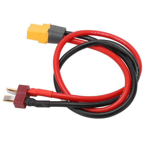 Cable RC de XT60 hembra a T Plug macho, 14AWG, 34.5cm 1