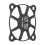 RC-Lüfterabdeckung 40x40mm Schwarz Aluminium 7