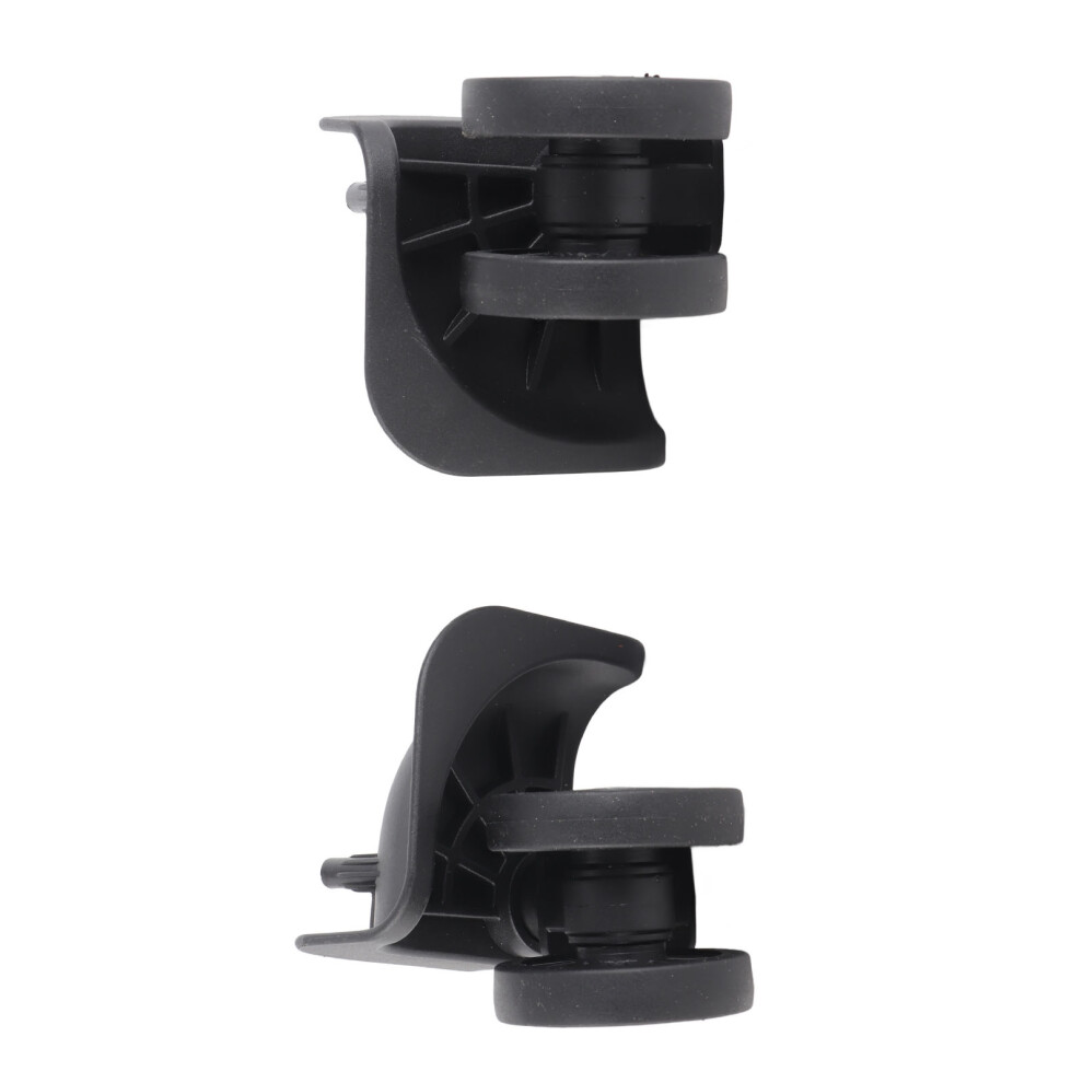 1 Pair Black Luggage Suitcase Caster Swivel Universal Wheel Nylon For Repair Replacement 4401321275041