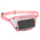 Riñonera de PVC transparente rosa - resistente al agua 10