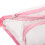 Riñonera de PVC transparente rosa - resistente al agua 12