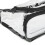 Riñonera transparente de PVC con cremallera negra 12