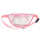 Riñonera de PVC transparente rosa - resistente al agua 15